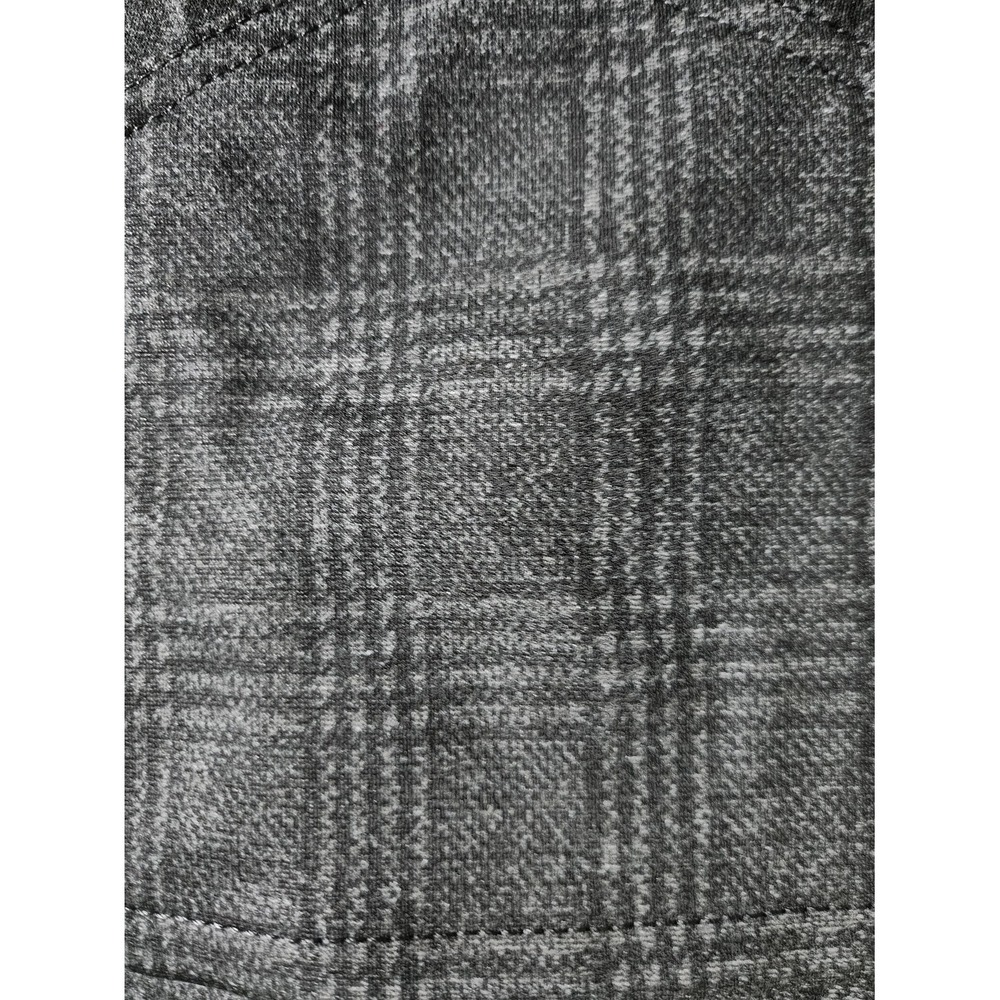 Gloria Vanderbilt Amanda Ponte Pants Gray Black Plaid Stretch Work Office 20W - Picture 7 of 10